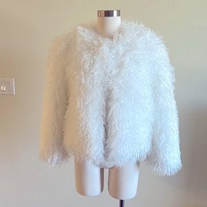 Alice + Olivia faux fur jacket